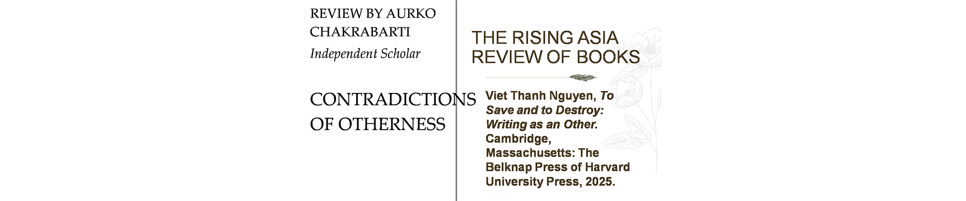 Rising Asia Journal